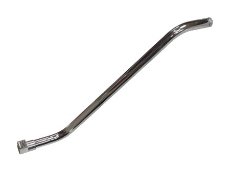 Труба из хромированной стали, имеет двойной изгиб, D 50 мм Труба из хромированной стали, имеет двойной изгиб, D 50 мм