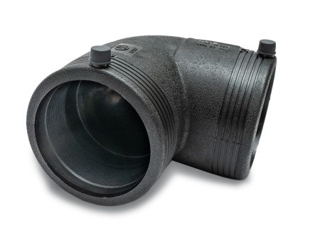 Отвод электросварной 90° PN16 SDR11 PE100 D180 Отвод электросварной 90° PN16 SDR11 PE100 D180