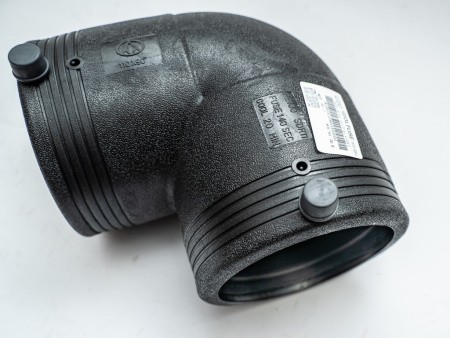 Отвод электросварной 90° PN16 SDR11 PE100 D180 Отвод электросварной 90° PN16 SDR11 PE100 D180